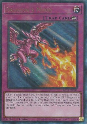 Dragon's Mind (PUR) - RA05-EN082 - Rarity Collection 5 1st Edition