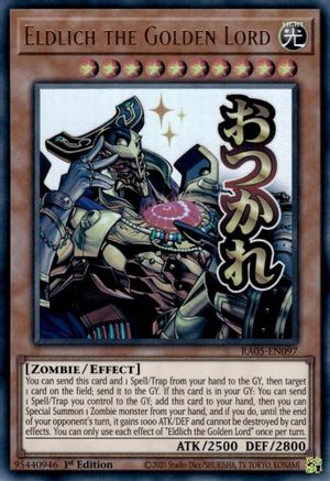Eldlich the Golden Lord - RA05-EN097 - Rarity Collection 5 1st Edition