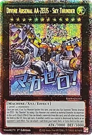 Divine Arsenal AA-ZEUS - Sky Thunder (Starlight Rare) - RA05-EN103 - Rarity Collection 5 1st Edition