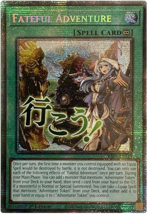 Fateful Adventure (Starlight Rare) - RA05-EN119 - Rarity Collection 5 1st Edition