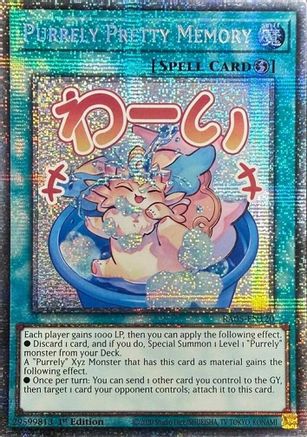Purrely Pretty Memory (Starlight Rare) - RA05-EN120 - Rarity Collection 5 1st Edition