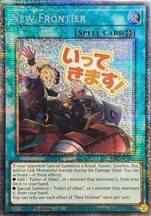 New Frontier (Starlight Rare) - RA05-EN121 - Rarity Collection 5 1st Edition