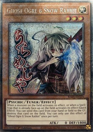 Ghost Ogre & Snow Rabbit (Starlight Rare) (RA05-EN131) - Rarity Collection 5 1st Edition