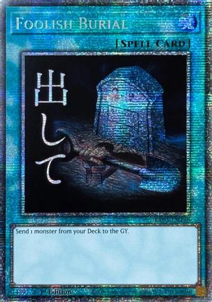 Foolish Burial (Starlight Rare) - RA05-EN138 - Rarity Collection 5 1st Edition