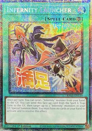 Infernity Launcher (Starlight Rare) - RA05-EN139 - Rarity Collection 5 1st Edition