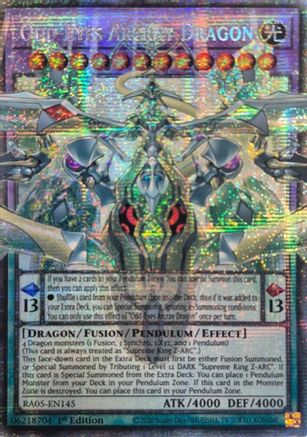 Odd-Eyes Arcray Dragon (Extended Art) (Starlight Rare) (RA05-EN145) - Rarity Collection 5 1st Edition