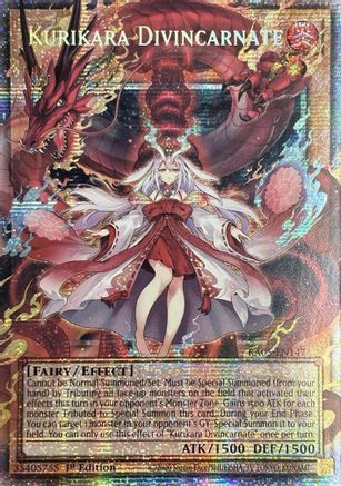 Kurikara Divincarnate (Starlight Rare) - RA05-EN147 - Rarity Collection 5 1st Edition