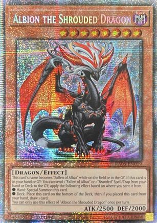 Albion the Shrouded Dragon (Starlight Rare) - RA05-EN019 - Rarity Collection 5 1st Edition