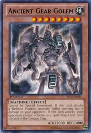 Ancient Gear Golem - BP02-EN035 - Battle Pack 2: War of the Giants Unlimited