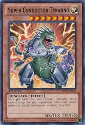 Super Conductor Tyranno (BP02-EN046) - Battle Pack 2: War of the Giants 1st Edition