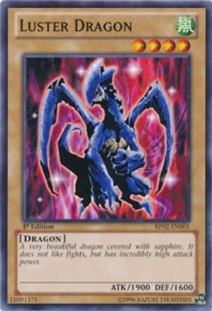 Luster Dragon (BP02-EN001) - Battle Pack 2: War of the Giants 1st Edition