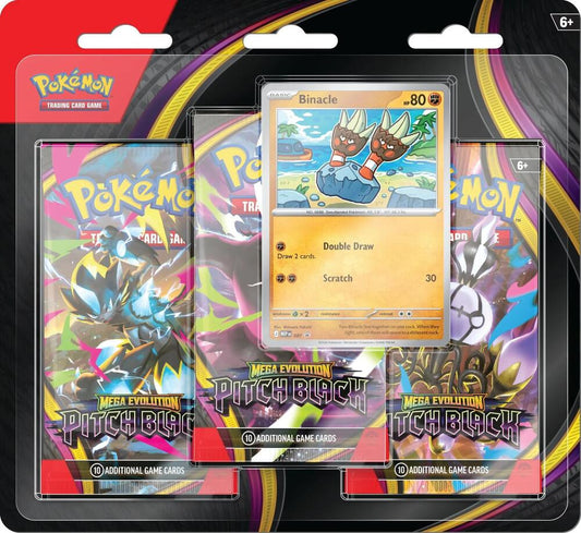 [PRE ORDER July 2026] POKEMON Mega Evolution Pitch Black 3 Pack Blister