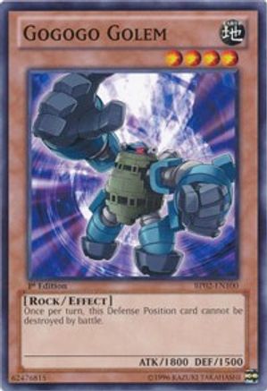 Gogogo Golem (BP02-EN100) - Battle Pack 2: War of the Giants 1st Edition