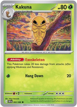 Kakuna 2 - ME04 Chaos Rising Reverse Holofoil