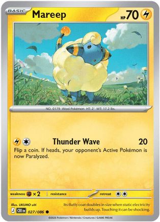 Mareep 27 - ME04 Chaos Rising Reverse Holofoil