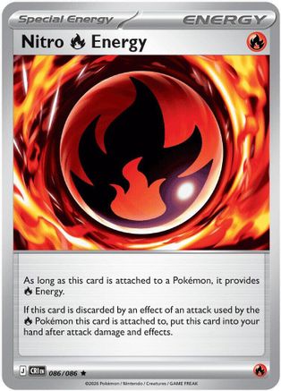 Nitro Fire Energy 86 - ME04 Chaos Rising Reverse Holofoil