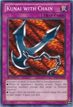 Kunai with Chain (BP02-EN198) - Battle Pack 2: War of the Giants 1st Edition