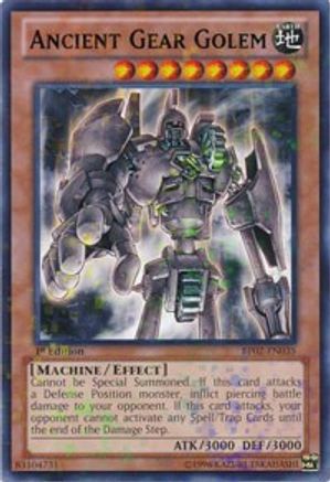 Ancient Gear Golem (Mosaic Rare) - BP02-EN035 - Battle Pack 2: War of the Giants Unlimited