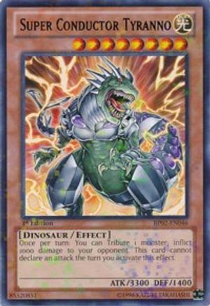 Super Conductor Tyranno (Mosaic Rare) (BP02-EN046) - Battle Pack 2: War of the Giants 1st Edition