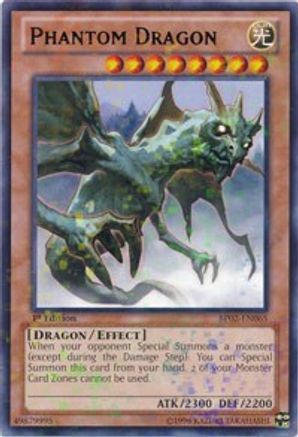 Phantom Dragon (Mosaic Rare) (BP02-EN065) - Battle Pack 2: War of the Giants Unlimited