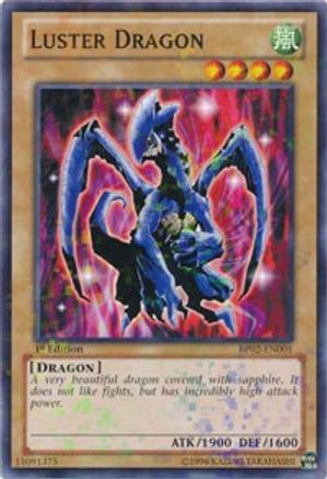 Luster Dragon (Mosaic Rare) (BP02-EN001) - Battle Pack 2: War of the Giants 1st Edition