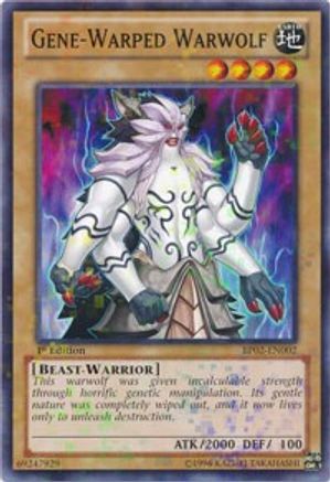 Gene-Warped Warwolf (Mosaic Rare) (BP02-EN002) - Battle Pack 2: War of the Giants 1st Edition