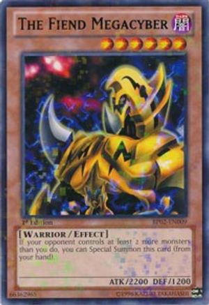 The Fiend Megacyber (Mosaic Rare) (BP02-EN009) - Battle Pack 2: War of the Giants 1st Edition