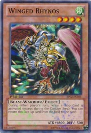 Winged Rhynos (Mosaic Rare) (BP02-EN051) - Battle Pack 2: War of the Giants Unlimited