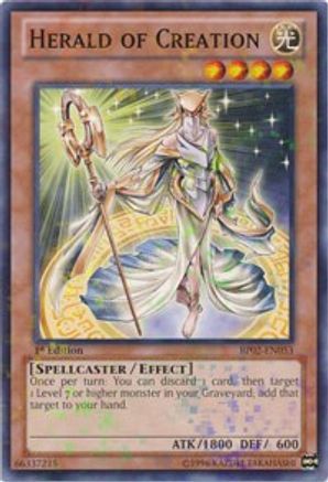 Herald of Creation (Mosaic Rare) (BP02-EN053) - Battle Pack 2: War of the Giants 1st Edition
