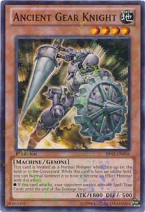 Ancient Gear Knight (Mosaic Rare) - BP02-EN056 - Battle Pack 2: War of the Giants Unlimited
