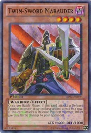 Twin-Sword Marauder (Mosaic Rare) (BP02-EN079) - Battle Pack 2: War of the Giants 1st Edition