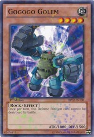 Gogogo Golem (Mosaic Rare) (BP02-EN100) - Battle Pack 2: War of the Giants Unlimited