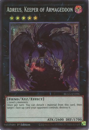Adreus, Keeper of Armageddon - BLGG-EN096 - Battles of Legend: Glorious Gallery 1st Edition