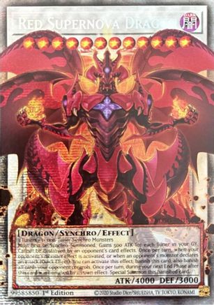 Red Supernova Dragon (Starlight Rare) - BLGG-EN139 - Battles of Legend: Glorious Gallery 1st Edition
