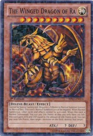 The Winged Dragon of Ra (Mosaic Rare) (BP02-EN126) - Battle Pack 2: War of the Giants 1st Edition