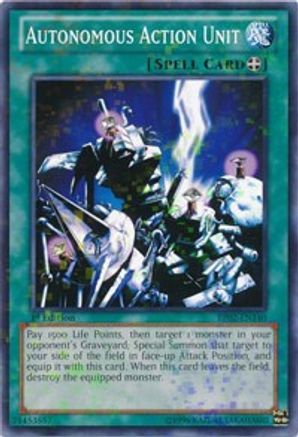 Autonomous Action Unit (Mosaic Rare) (BP02-EN140) - Battle Pack 2: War of the Giants 1st Edition