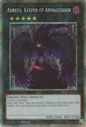 Adreus, Keeper of Armageddon (Starlight Rare) - BLGG-EN096 - Battles of Legend: Glorious Gallery 1st Edition