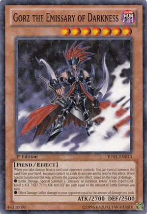 Gorz the Emissary of Darkness (Starfoil) (BP01-EN014) - Battle Pack: Epic Dawn 1st Edition