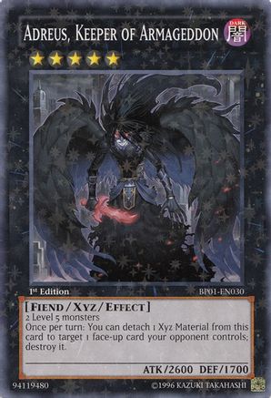 Adreus, Keeper of Armageddon (Starfoil) (BP01-EN030) - Battle Pack: Epic Dawn 1st Edition