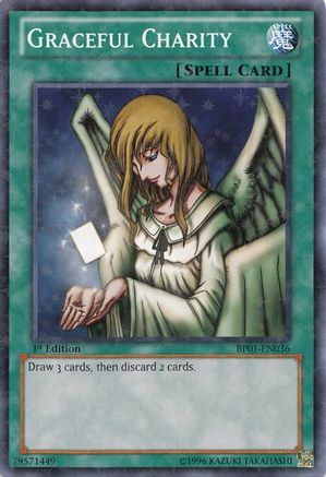 Graceful Charity (Starfoil) (BP01-EN036) - Battle Pack: Epic Dawn 1st Edition