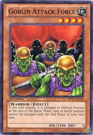 Goblin Attack Force (Starfoil) (BP01-EN118) - Battle Pack: Epic Dawn 1st Edition