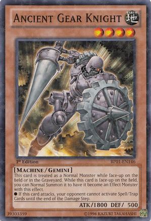Ancient Gear Knight (Starfoil) - BP01-EN146 - Battle Pack: Epic Dawn 1st Edition
