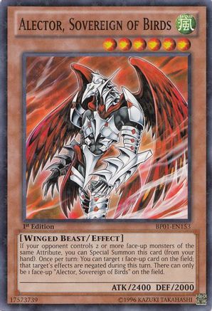 Alector, Sovereign of Birds (Starfoil) (BP01-EN153) - Battle Pack: Epic Dawn 1st Edition