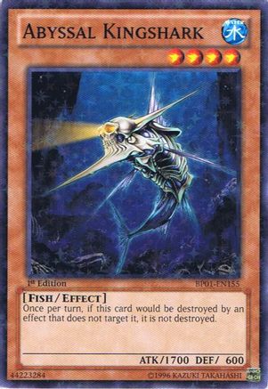 Abyssal Kingshark (Starfoil) (BP01-EN155) - Battle Pack: Epic Dawn 1st Edition