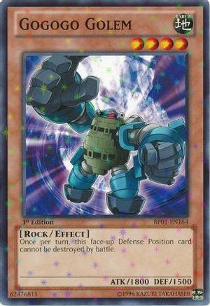 Gogogo Golem (Starfoil) (BP01-EN164) - Battle Pack: Epic Dawn 1st Edition