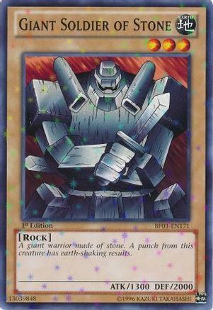 Giant Soldier of Stone (Starfoil) (BP01-EN171) - Battle Pack: Epic Dawn 1st Edition