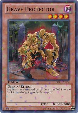 Grave Protector (Starfoil) (BP01-EN186) - Battle Pack: Epic Dawn Unlimited