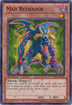 Mad Reloader (Starfoil) (BP01-EN195) - Battle Pack: Epic Dawn 1st Edition