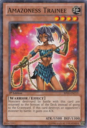 Amazoness Trainee (Starfoil) (BP01-EN213) - Battle Pack: Epic Dawn 1st Edition