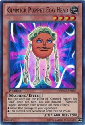 Gimmick Puppet Egg Head - NUMH-EN005 - Number Hunters Unlimited